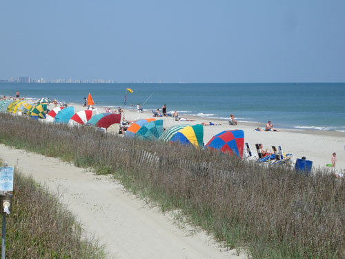 Walkway to the beach